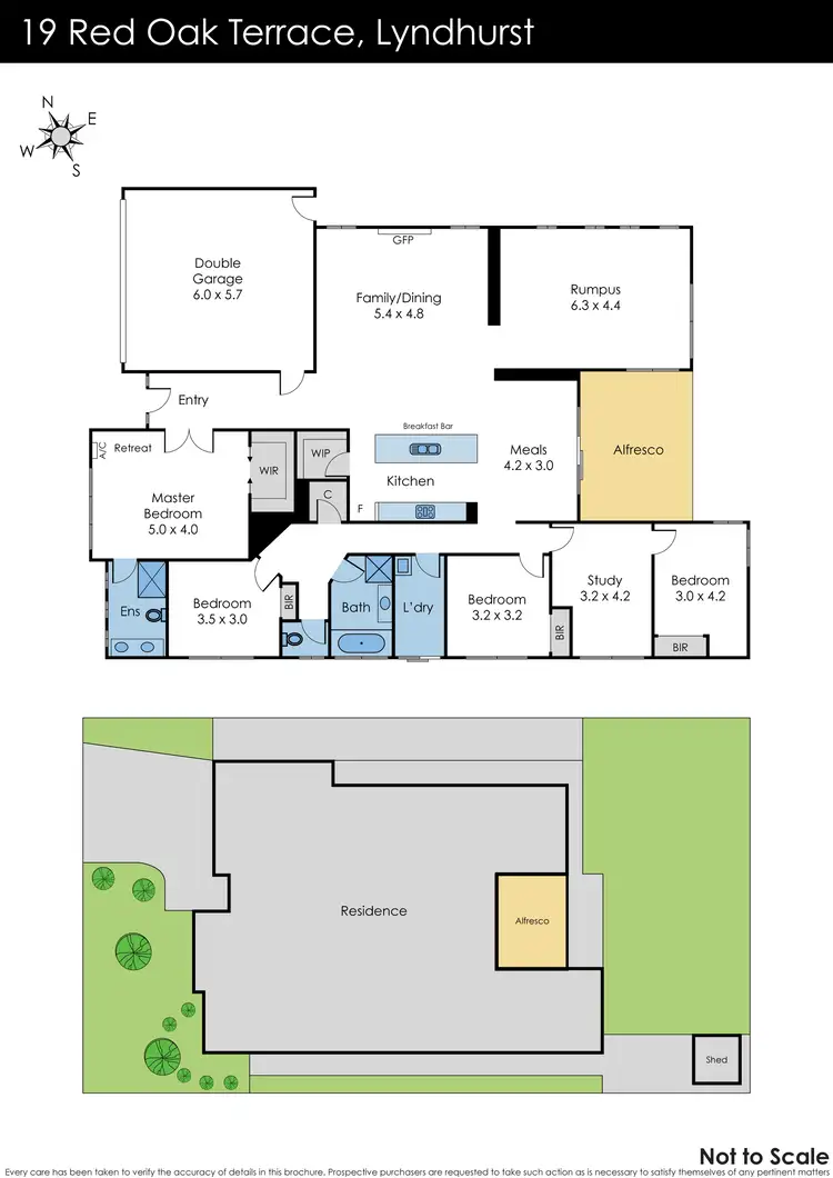 Floorplan of Homely house listing, 19 Red Oak Terrace, Lyndhurst VIC 3975