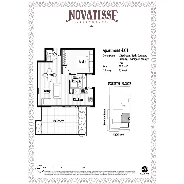 Floorplan of Homely apartment listing, 4.01/33 Seymour Street, Preston VIC 3072