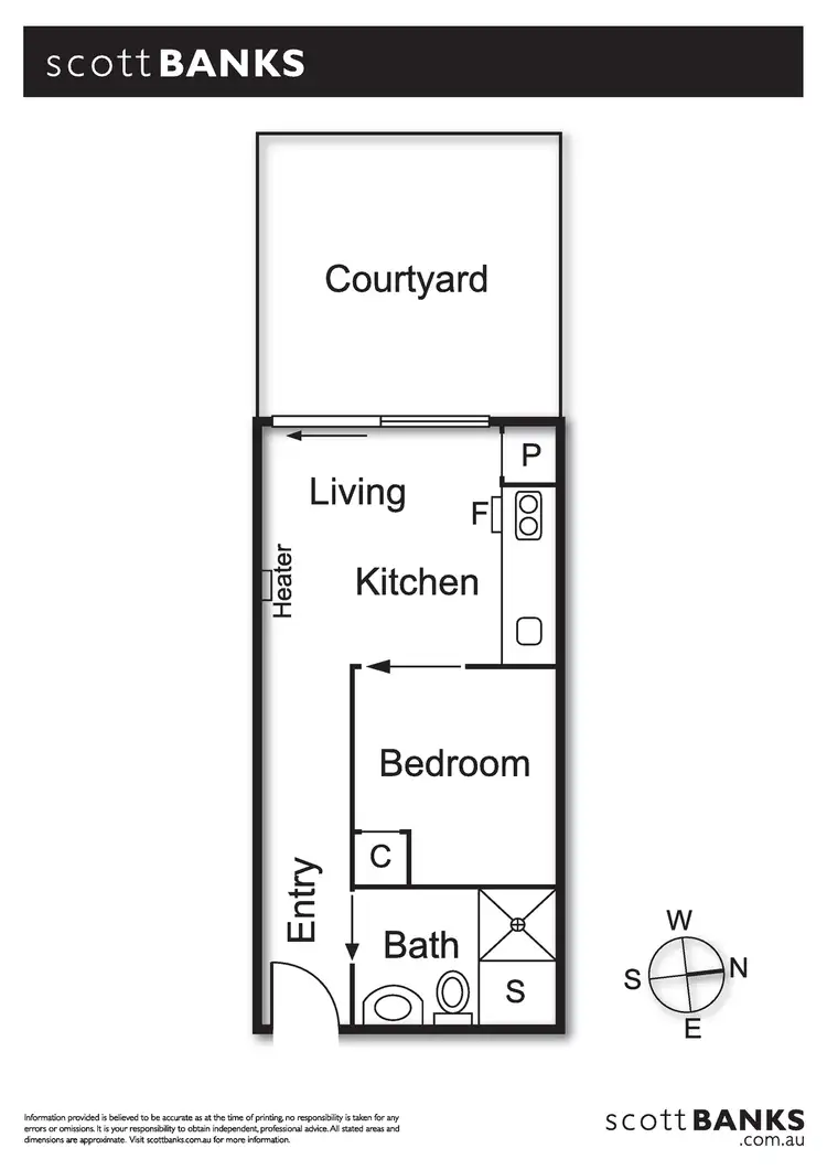 Floorplan of Homely apartment listing, 6/949 Dandenong Road, Malvern East VIC 3145