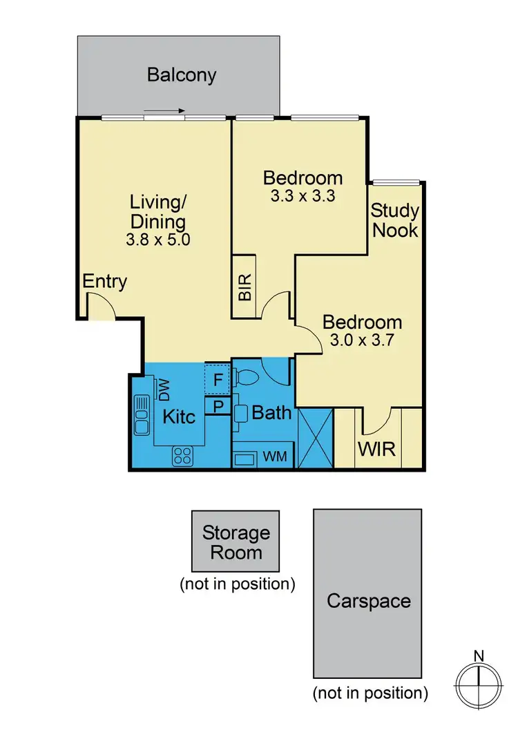 Floorplan of Homely apartment listing, 19/885 Doncaster Road, Doncaster East VIC 3109