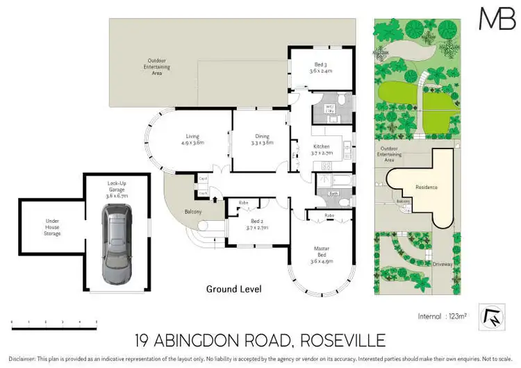 Floorplan of Homely house listing, 19 Abingdon Road, Roseville NSW 2069