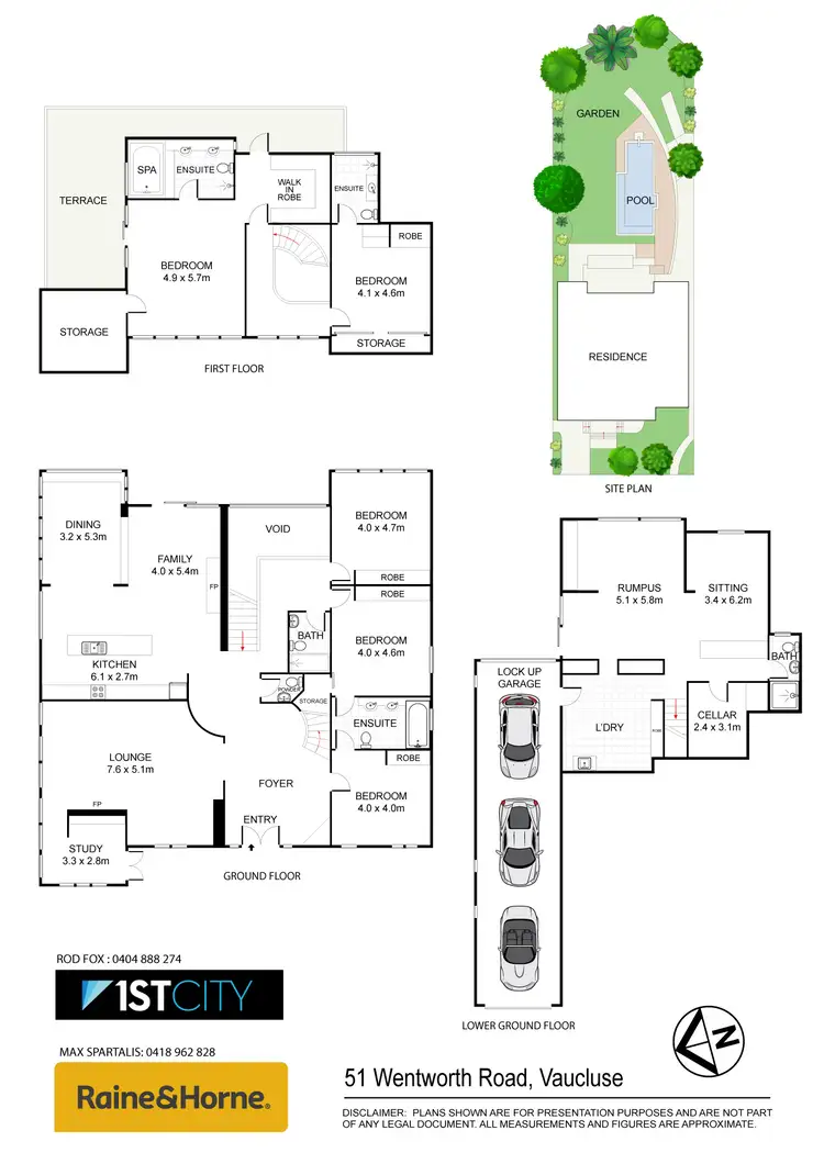 Floorplan of Homely house listing, 51 Wentworth Road, Vaucluse NSW 2030