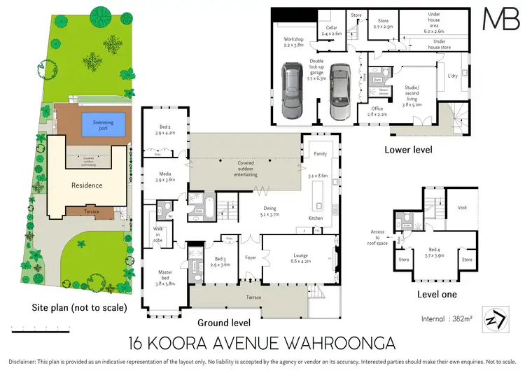 Floorplan of Homely house listing, 16 Koora Avenue, Wahroonga NSW 2076