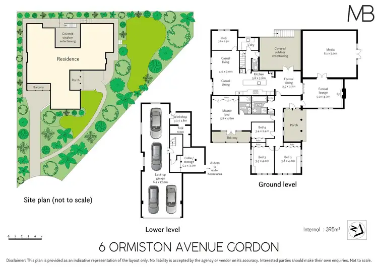 Floorplan of Homely house listing, 6 Ormiston Avenue, Gordon NSW 2072