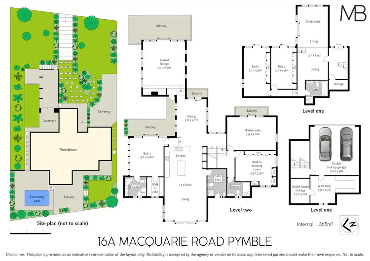 Floorplan of Homely house listing, 16A Macquarie Road, Pymble NSW 2073