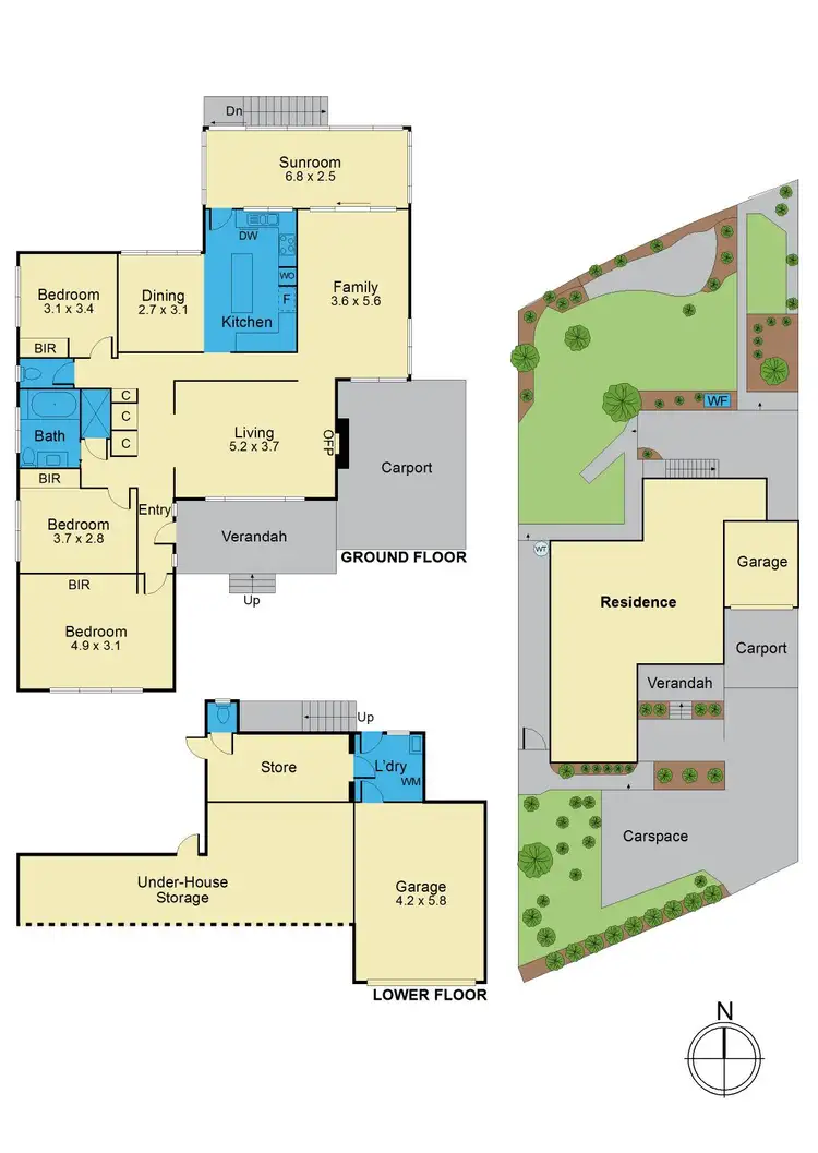 Floorplan of Homely house listing, 249 Thompsons Road, Templestowe Lower VIC 3107