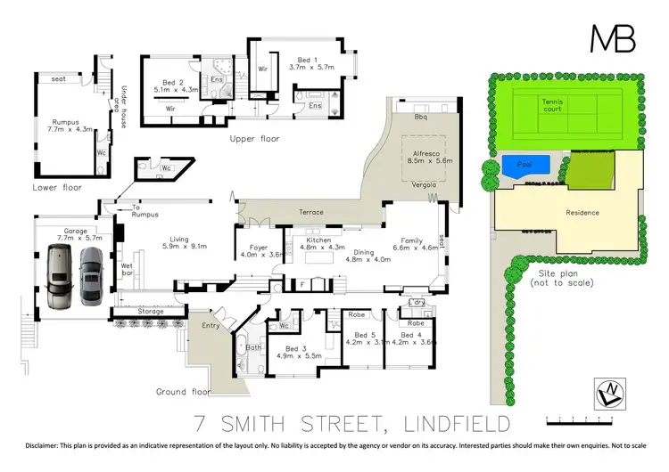 Floorplan of Homely house listing, 7 Smith Street, Lindfield NSW 2070