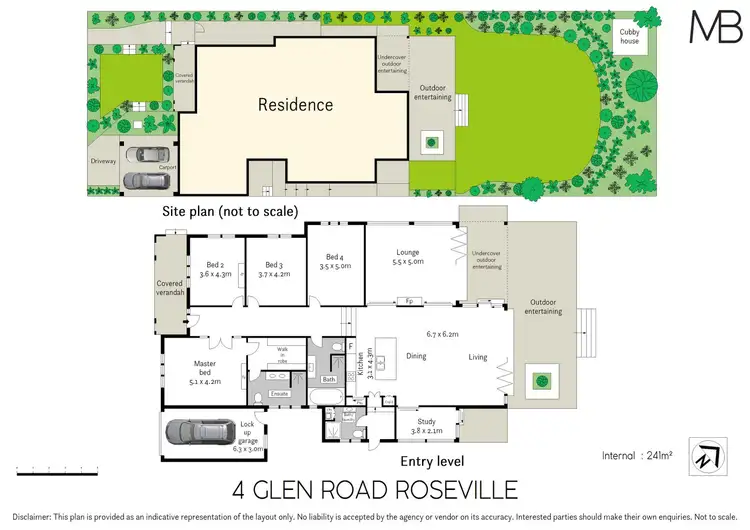 Floorplan of Homely house listing, 4 Glen Road, Roseville NSW 2069