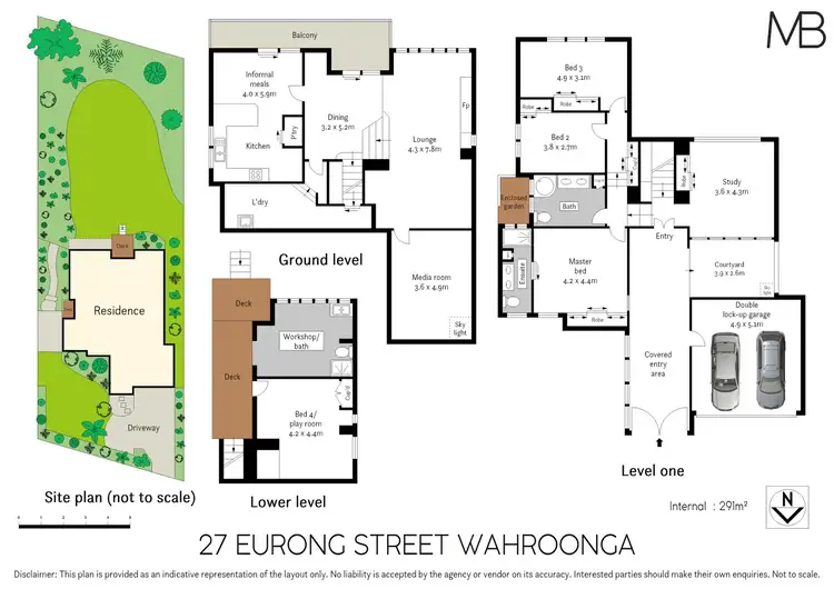 Floorplan of Homely house listing, 27 Eurong Street, Wahroonga NSW 2076