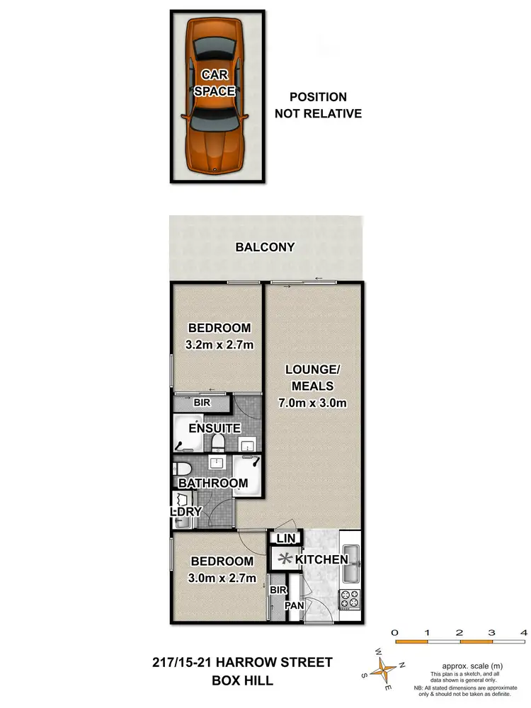 Floorplan of Homely apartment listing, 317/15-21 Harrow Street, Box Hill VIC 3128