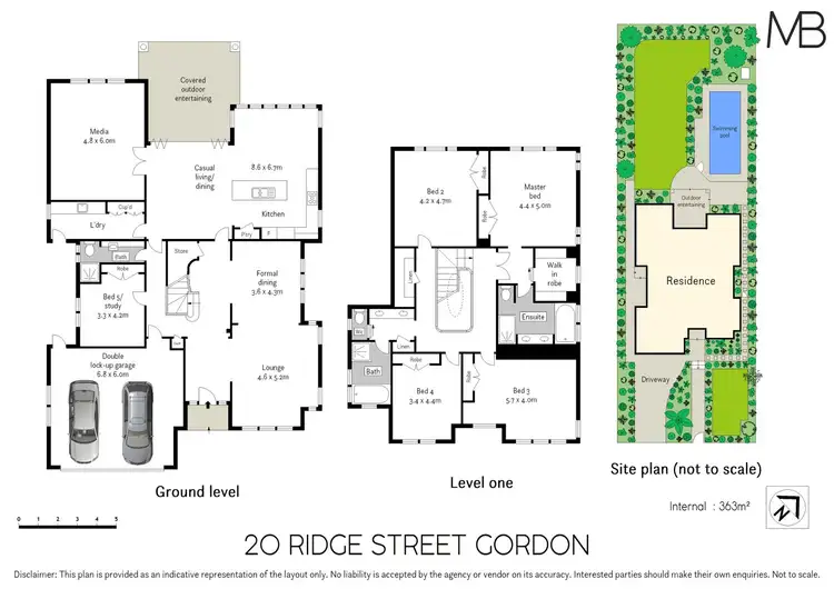 Floorplan of Homely house listing, 20 Ridge Street, Gordon NSW 2072