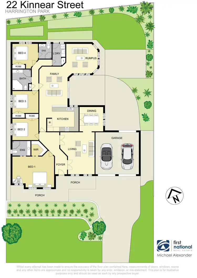 Floorplan of Homely house listing, 22 Kinnear Street, Harrington Park NSW 2567