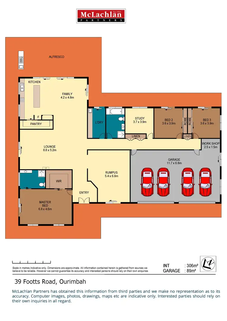Floorplan of Homely rural property listing, 39 Footts Road, Ourimbah NSW 2258