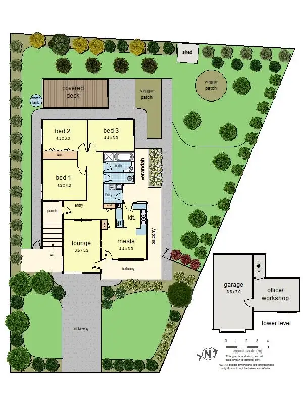 Floorplan of Homely house listing, 3 Citrus Court, Doncaster VIC 3108