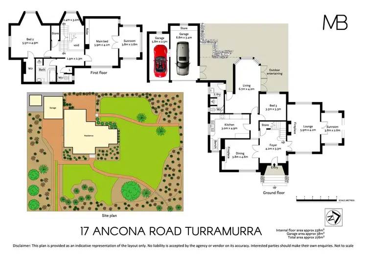 Floorplan of Homely house listing, 17 Ancona Road, Turramurra NSW 2074