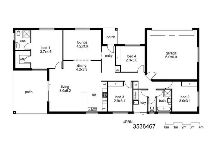 Floorplan of Homely house listing, Address available on request