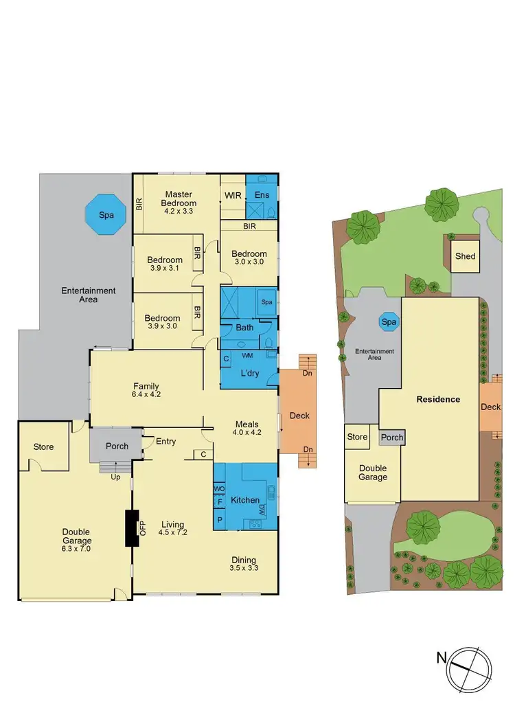 Floorplan of Homely house listing, 61 Argyle Way, Wantirna South VIC 3152