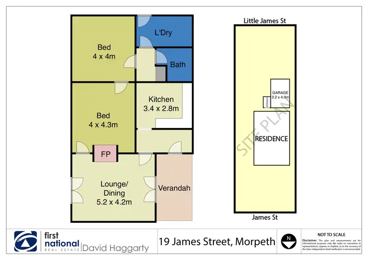 Floorplan of Homely house listing, 19 James Street, Morpeth NSW 2321