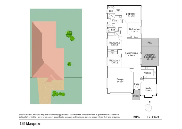 Floorplan of Homely house listing, 129 Marquise Circuit, Burdell QLD 4818