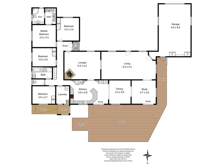 Floorplan of Homely house listing, 154 Little Village Lane, Somerset TAS 7322