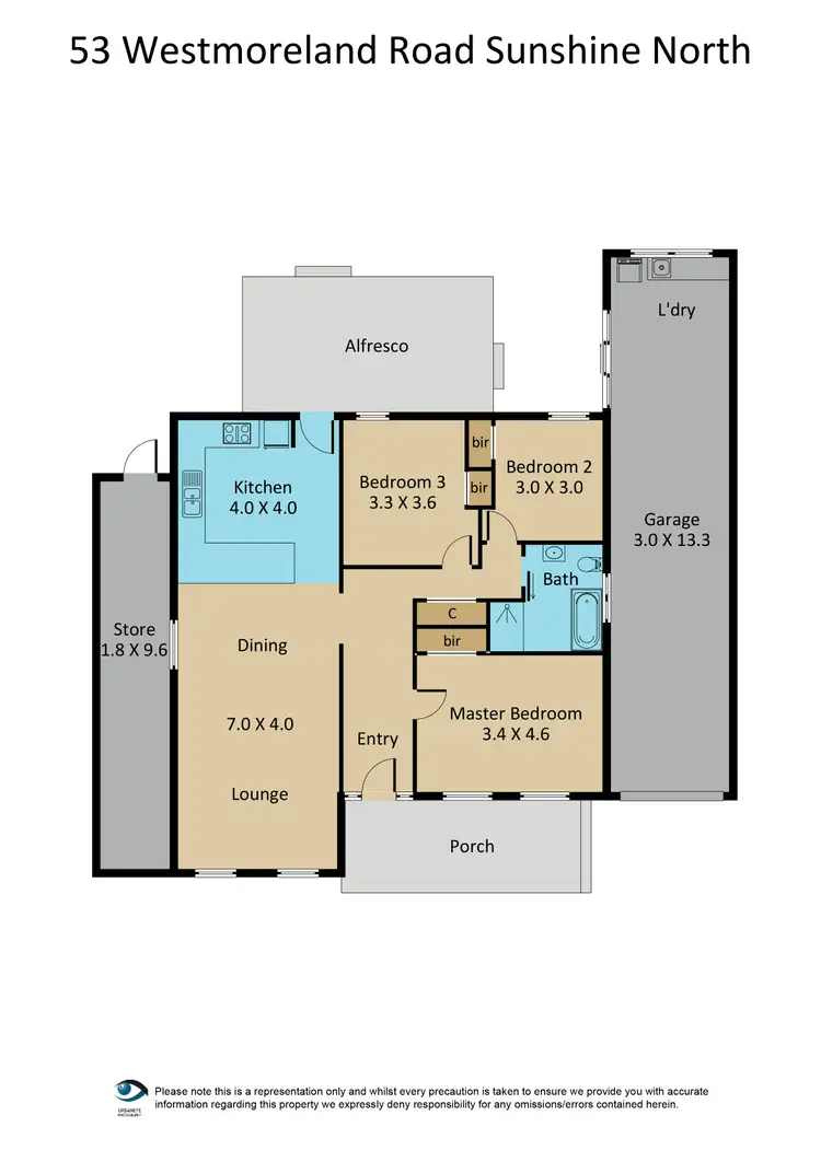 Floorplan of Homely house listing, 53 Westmoreland Road, Sunshine North VIC 3020