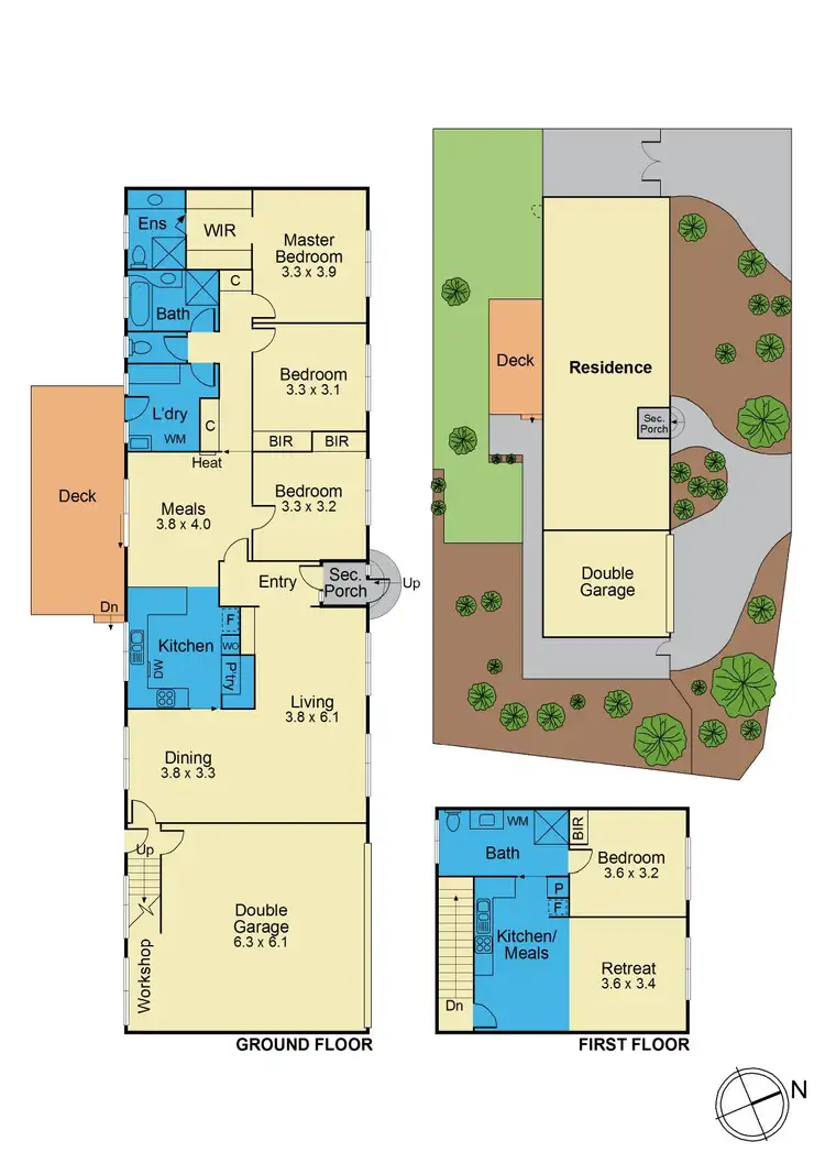 Floorplan of Homely house listing, 1 Sandra Court, Donvale VIC 3111