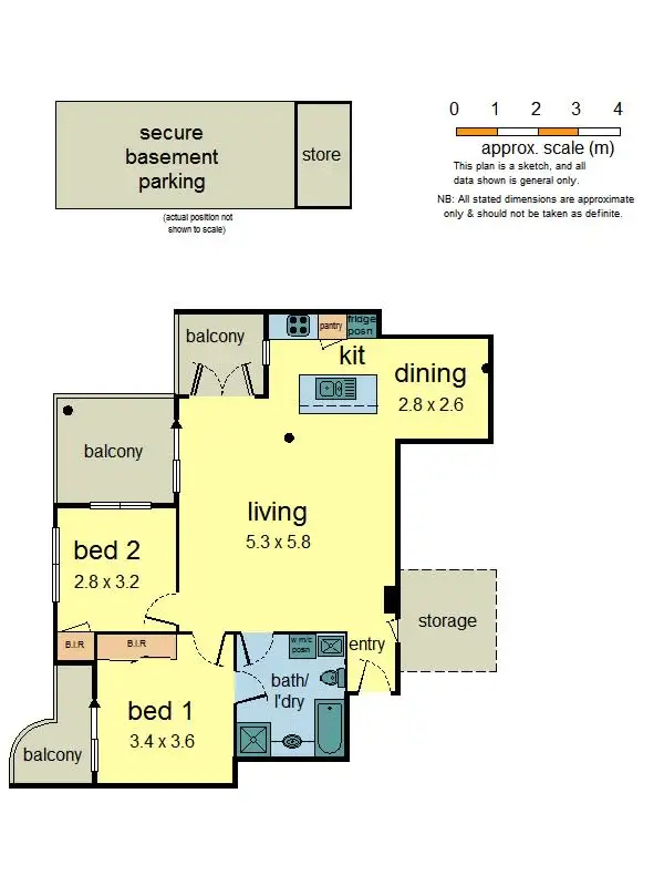 Floorplan of Homely apartment listing, 1/112 James Street, Templestowe VIC 3106