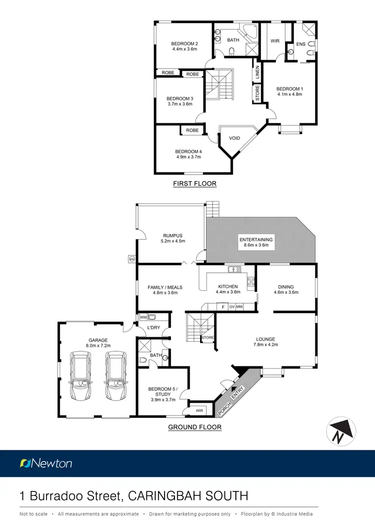 Floorplan of Homely house listing, 1 Burradoo Street, Caringbah South NSW 2229