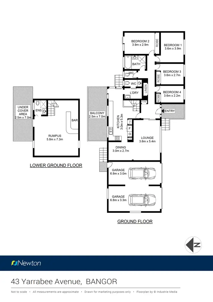 Floorplan of Homely house listing, 43 Yarrabee Avenue, Bangor NSW 2234