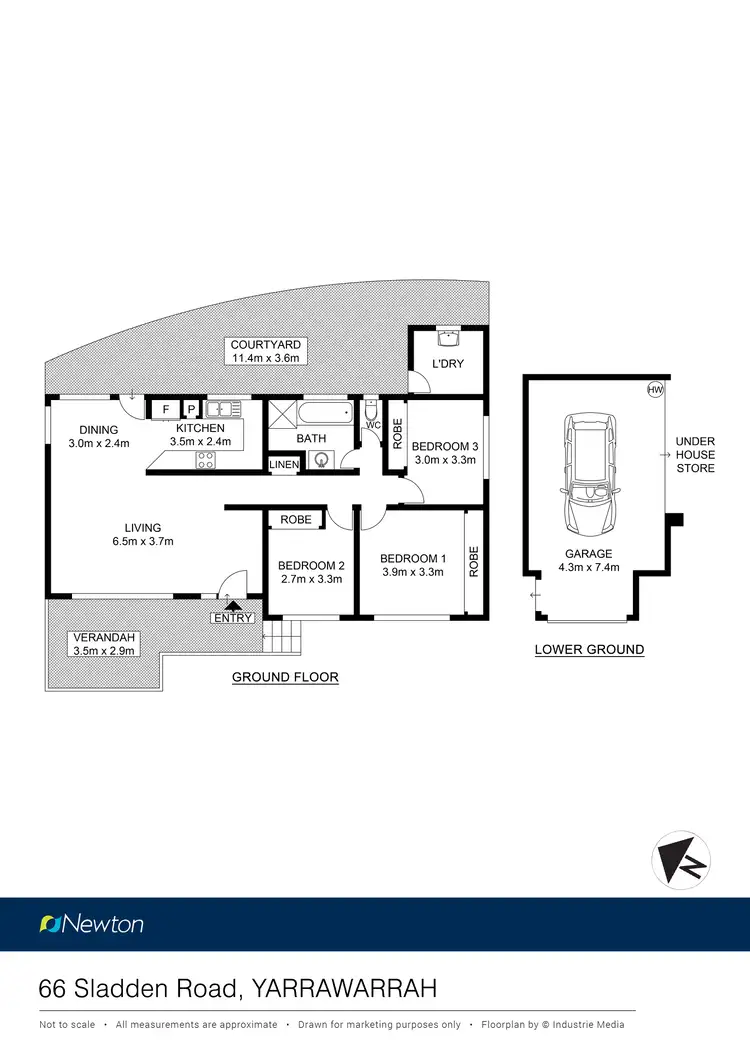 Floorplan of Homely house listing, 66 Sladden Road, Yarrawarrah NSW 2233