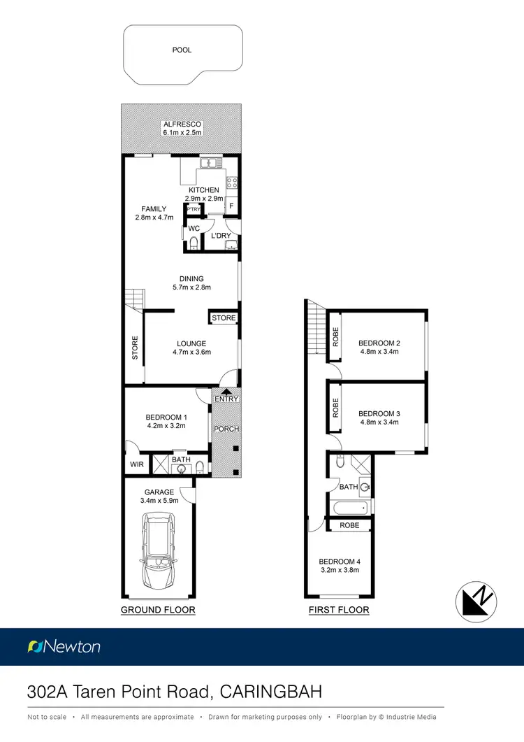 Floorplan of Homely house listing, 302A Taren Point Road, Caringbah NSW 2229
