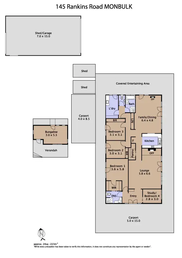 Floorplan of Homely house listing, 145 Rankins Road, Monbulk VIC 3793