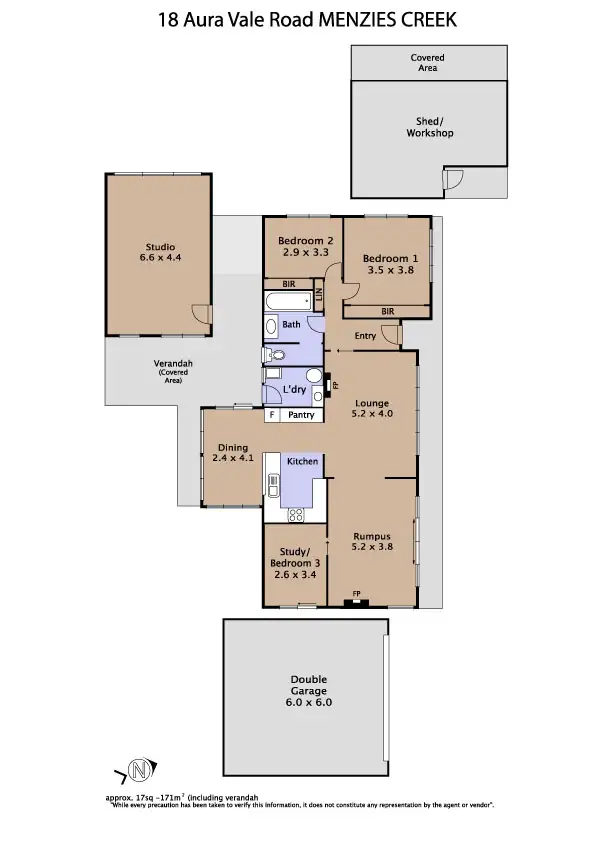 Floorplan of Homely house listing, 18 Aura Vale Road, Menzies Creek VIC 3159