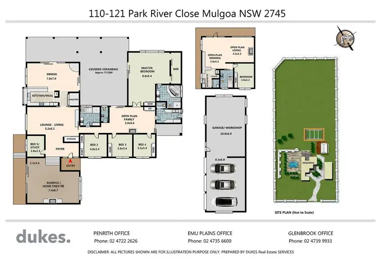 Floorplan of Homely rural property listing, 110-121 Park River Close, Mulgoa NSW 2745