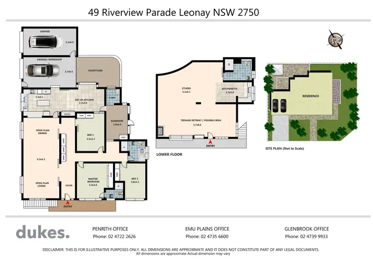 Floorplan of Homely house listing, 49 Riverview Parade, Leonay NSW 2750