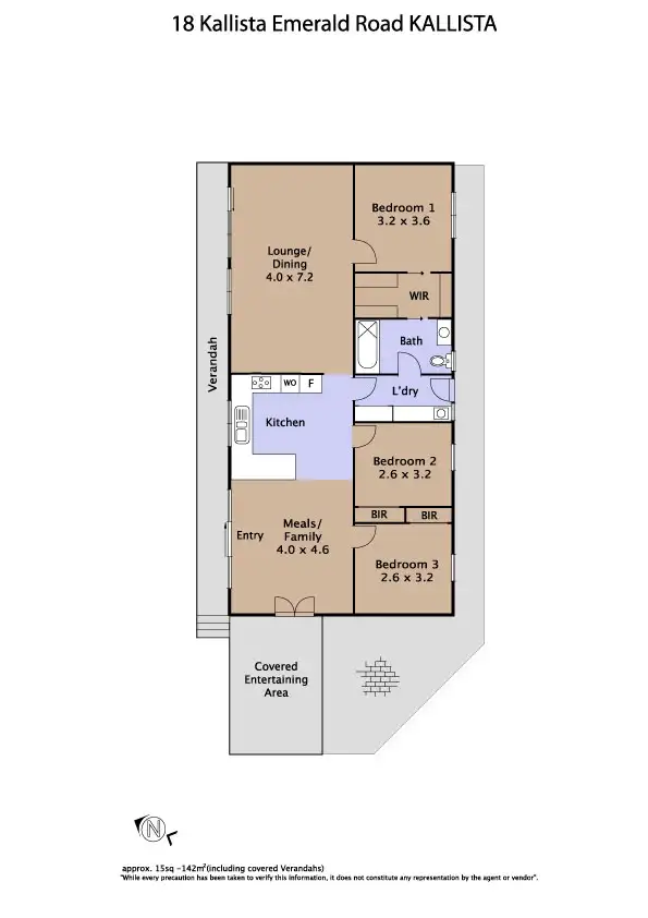 Floorplan of Homely house listing, 18 Kallista-Emerald Road, Kallista VIC 3791