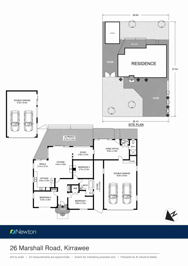 Floorplan of Homely house listing, 26 Marshall Road, Kirrawee NSW 2232