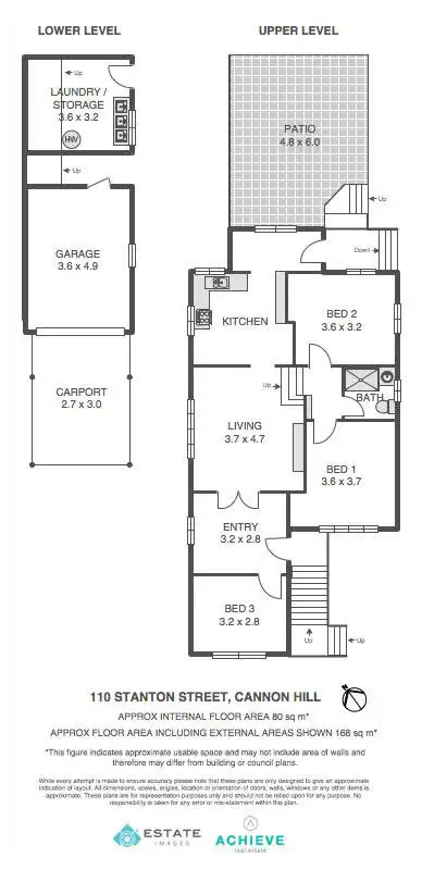 Floorplan of Homely house listing, 110 Stanton Street, Cannon Hill QLD 4170
