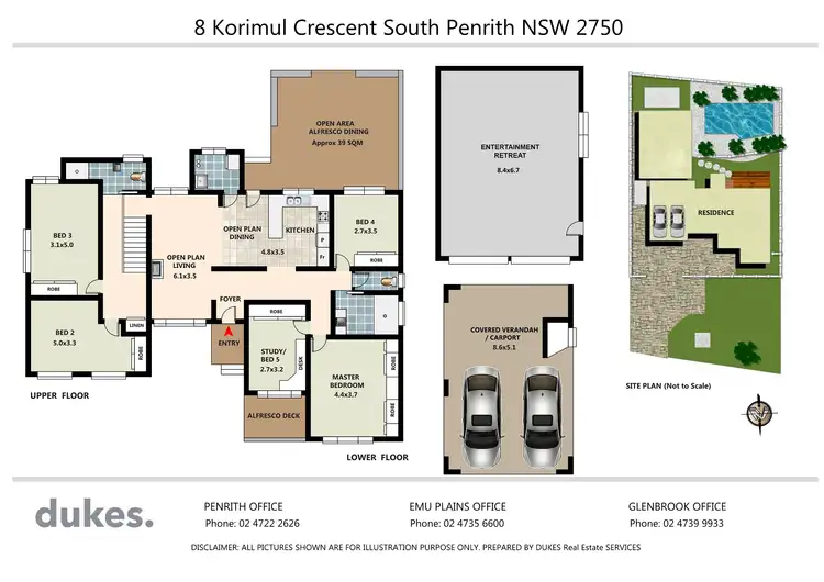 Floorplan of Homely house listing, 8 Korimul Crescent, South Penrith NSW 2750