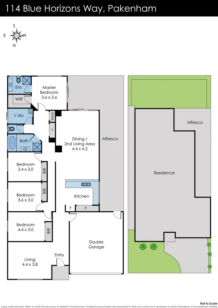 Floorplan of Homely house listing, 114 Blue Horizons Way, Pakenham VIC 3810