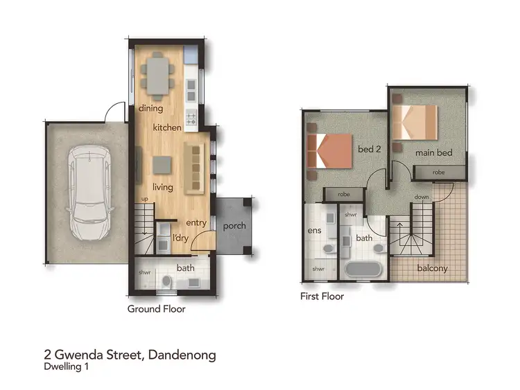 Floorplan of Homely house listing, 1-5/2 Gwenda Street, Dandenong VIC 3175