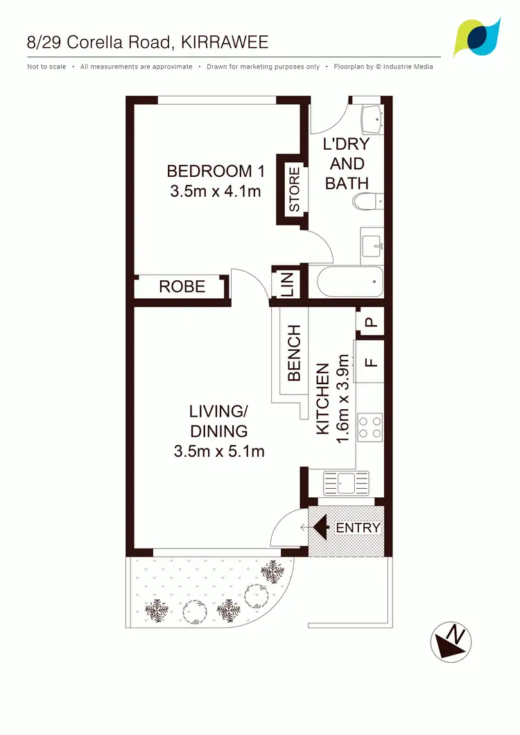 Floorplan of Homely villa listing, 8/29-33 Corella Road, Kirrawee NSW 2232