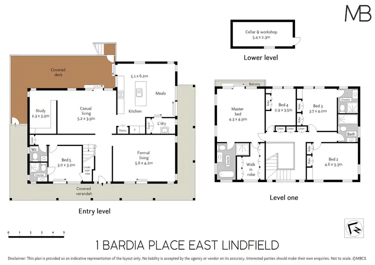 Floorplan of Homely house listing, 1 Bardia Place, East Lindfield NSW 2070