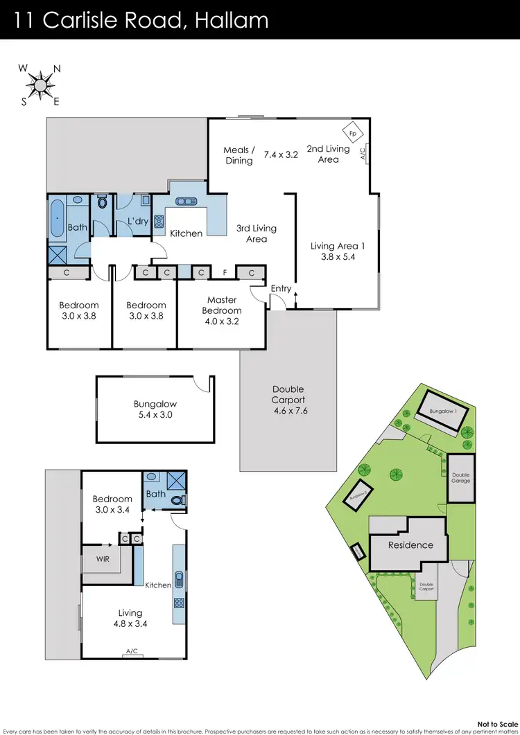 Floorplan of Homely house listing, 11 Carlisle Road, Hallam VIC 3803