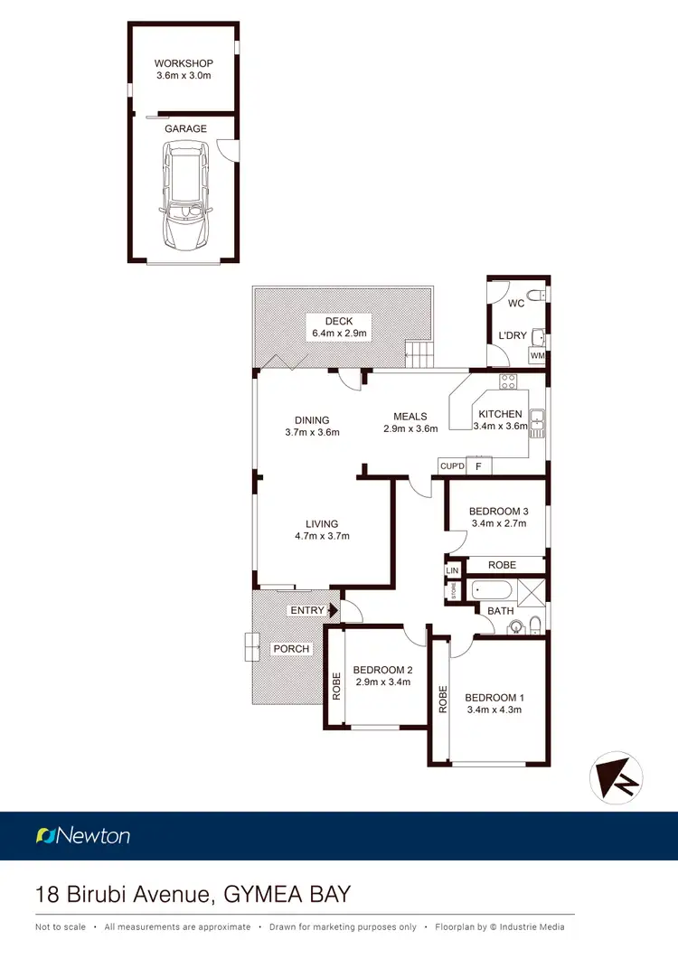 Floorplan of Homely house listing, 18 Birubi Avenue, Gymea NSW 2227