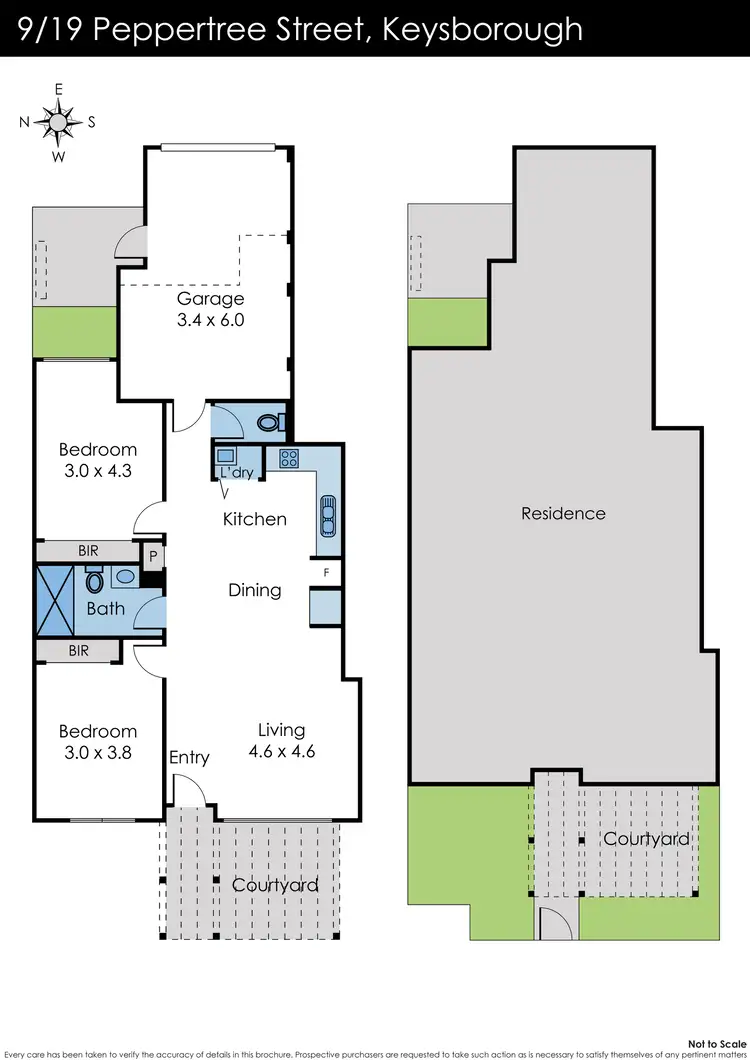Floorplan of Homely house listing, 9/19 Peppertree Street, Keysborough VIC 3173