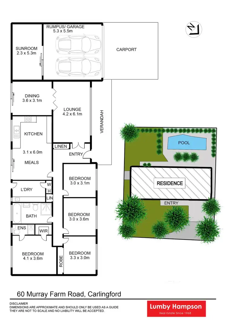 Floorplan of Homely house listing, 60 Murray Farm Road, Carlingford NSW 2118
