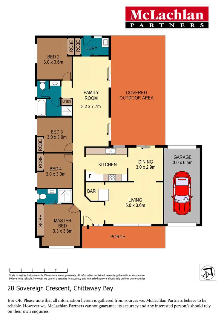 Floorplan of Homely house listing, 28 Sovereign Crescent, Chittaway Bay NSW 2261