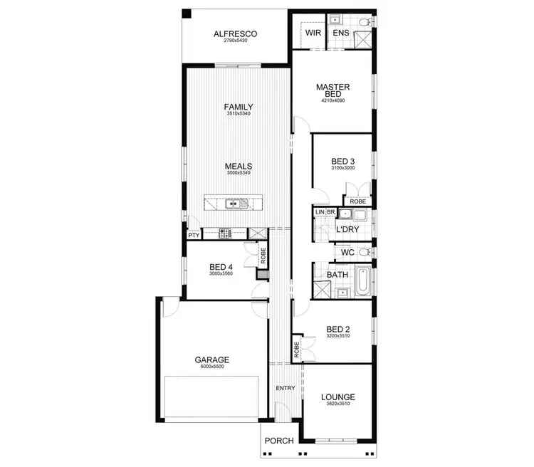 Floorplan of Homely house listing, 20 Billeroy Way, Werribee VIC 3030