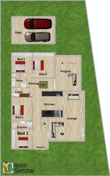 Floorplan of Homely house listing, 2 Charinga Drive, Werribee VIC 3030